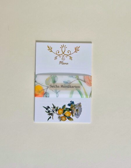 Menükarten Set 1